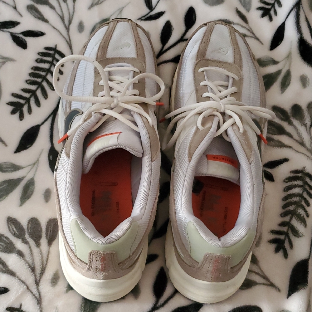 Nike White and Gray Athletic Shoes